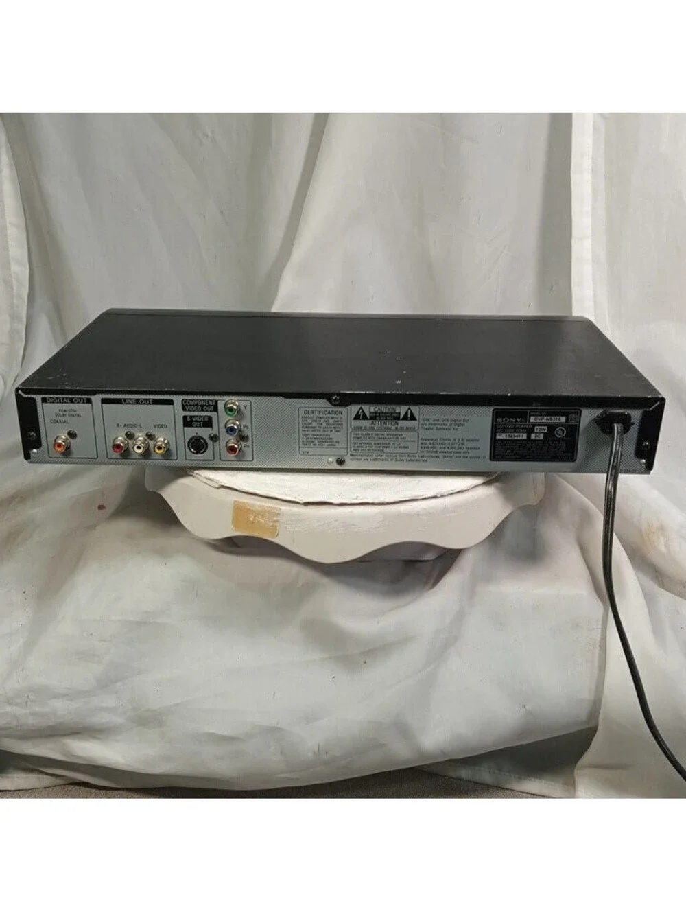 Sony DVP-NS315 DVD CD Player MP3 JPEG Progressive Scan Black Tested Works